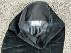 Athleta Black Corduroy Metro High Waisted Leggings Pants Pockets XS