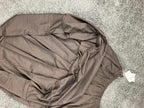 Ehka Sopo Long Pleated Skirt Brown Elastic Waist One Size NWT