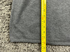 ZARA Gray Knit Wrap Midi Dress Long Sleeve Sweater Tie Waist Womens Size M