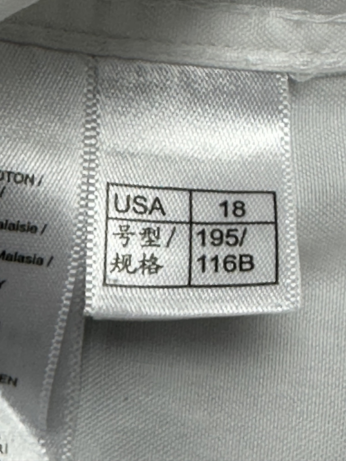 Brooks Brothers Madison Mens Dress Shirt 18/36 White Non Iron Supima Cotton
