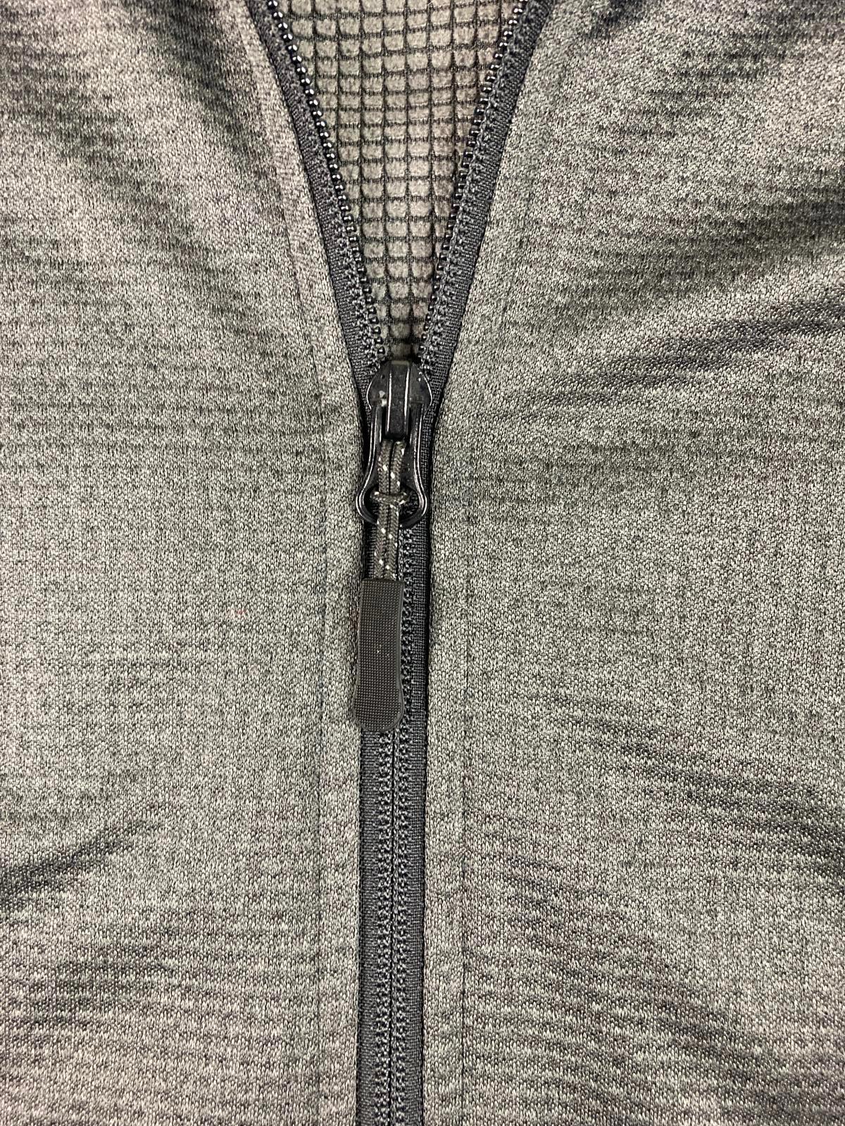 Frilufts Mens Full Zip Performance Jacket Gray Arm Pocket Size M