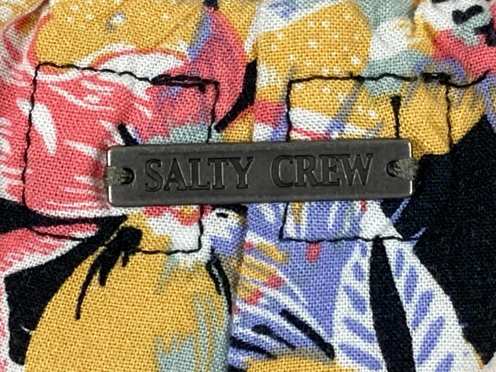 Salty Crew Pants Drifting Tropical Floral Beach Womens Size M Lounge Drawstring