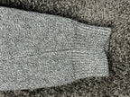 prAna North Loop Mens Hoodie Sweater Medium Gray Organic Cotton Slim Fit Knit
