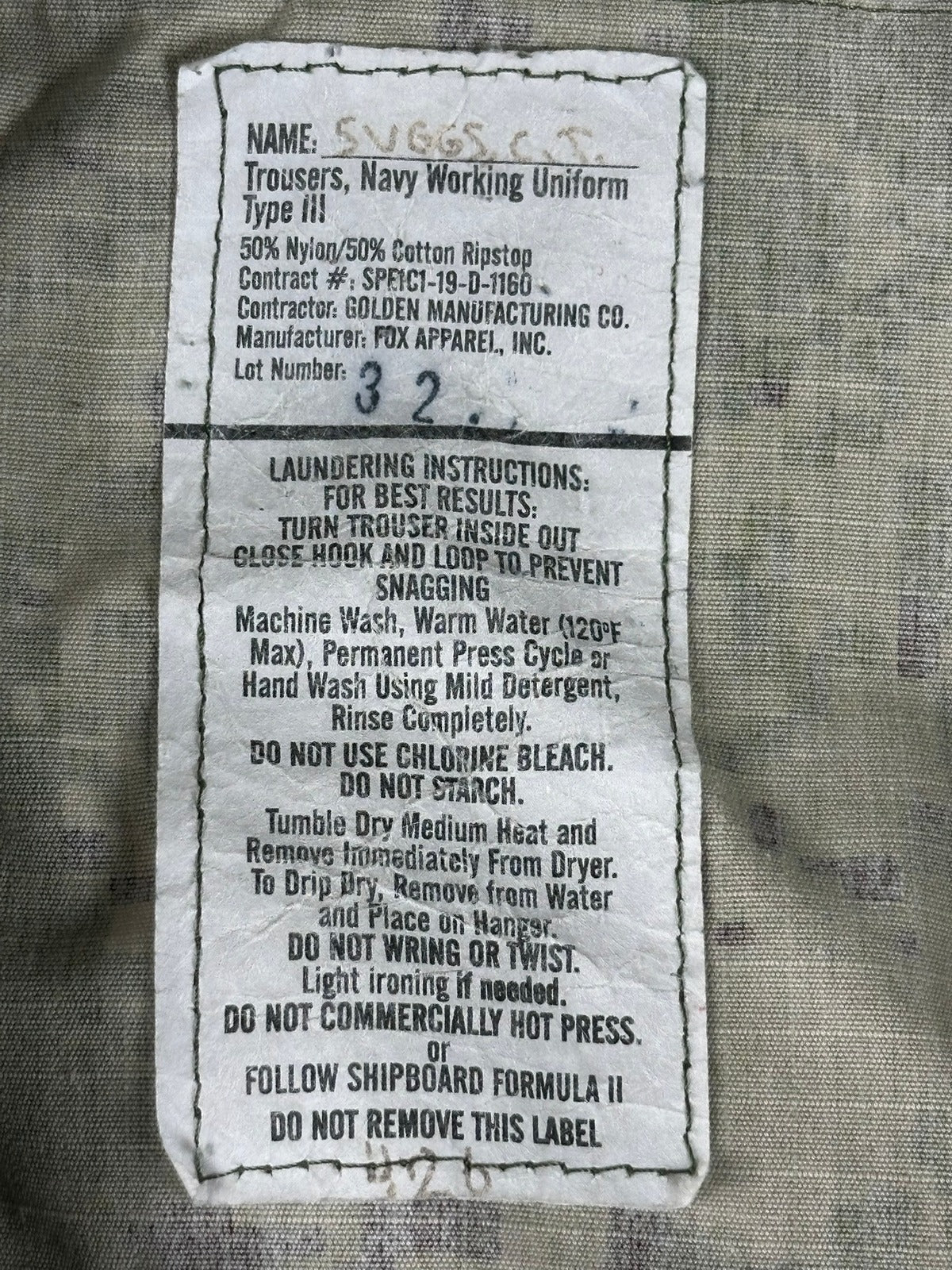 US Navy NWU Type III AOR2 Digital Camo Cargo Military Trousers Medium X-Short