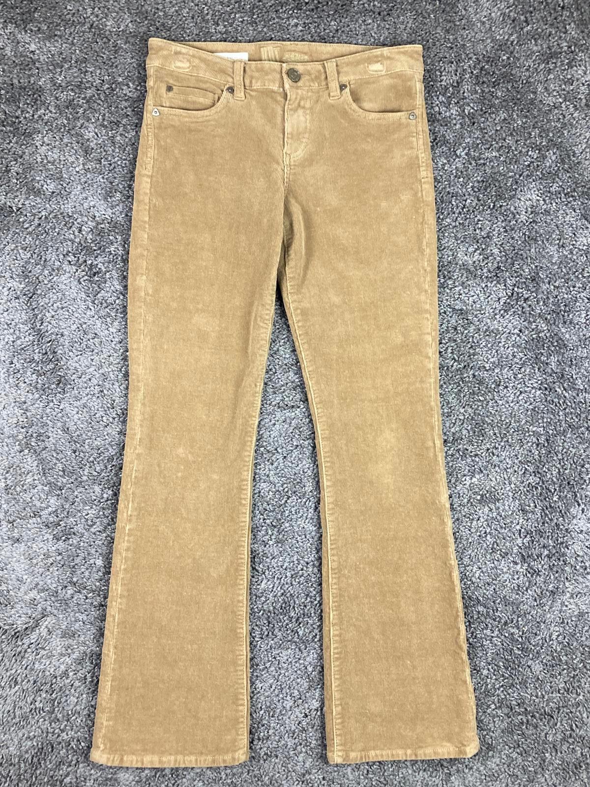 Kut from the Kloth Corduroy Pants Women’s Tan Farrah Baby Bootcut Stretch Sz 6