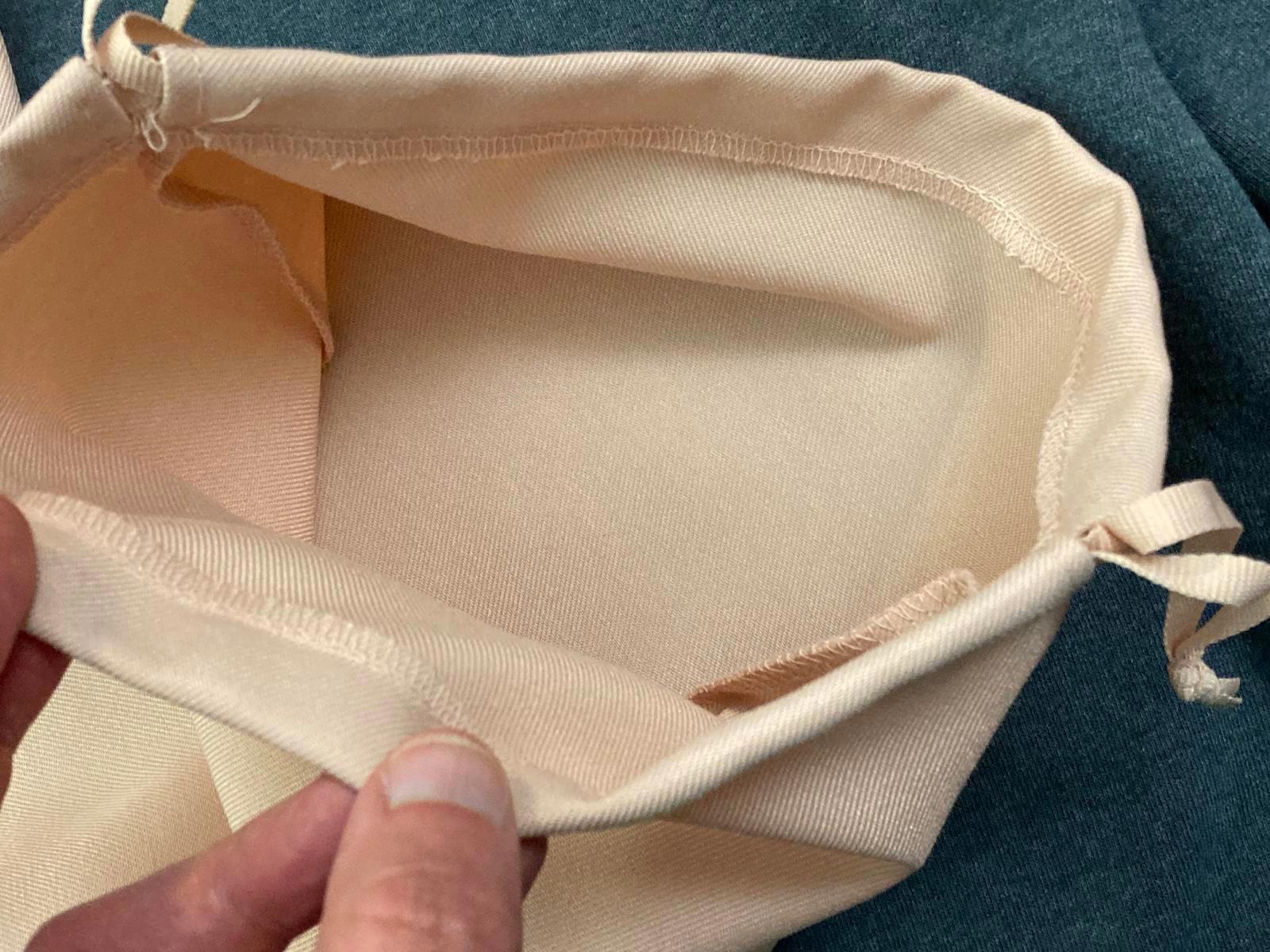 Stuart Weitzman Beige Drawstring Dust Bag 14x10 + Mini Pouch