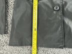 BB Dakota Pret a Porter Vintage Womens Faux Leather Jacket Small Black Y2K