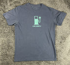Patagonia Mens Large Blue Live Simply Electric Vehicle Organic Cotton T Shirt
