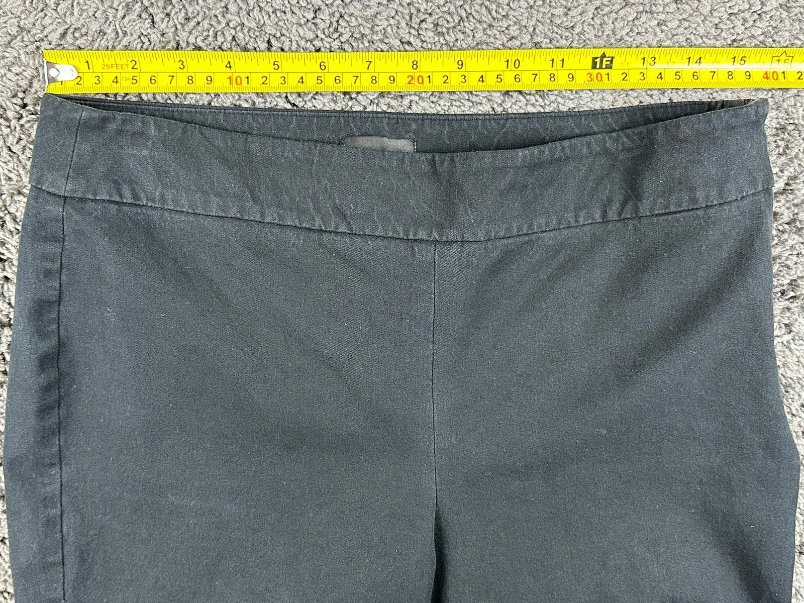 Talbots Chatham Ankle Pants Womens Size 8 Black Stretch Slim Leg Work Career