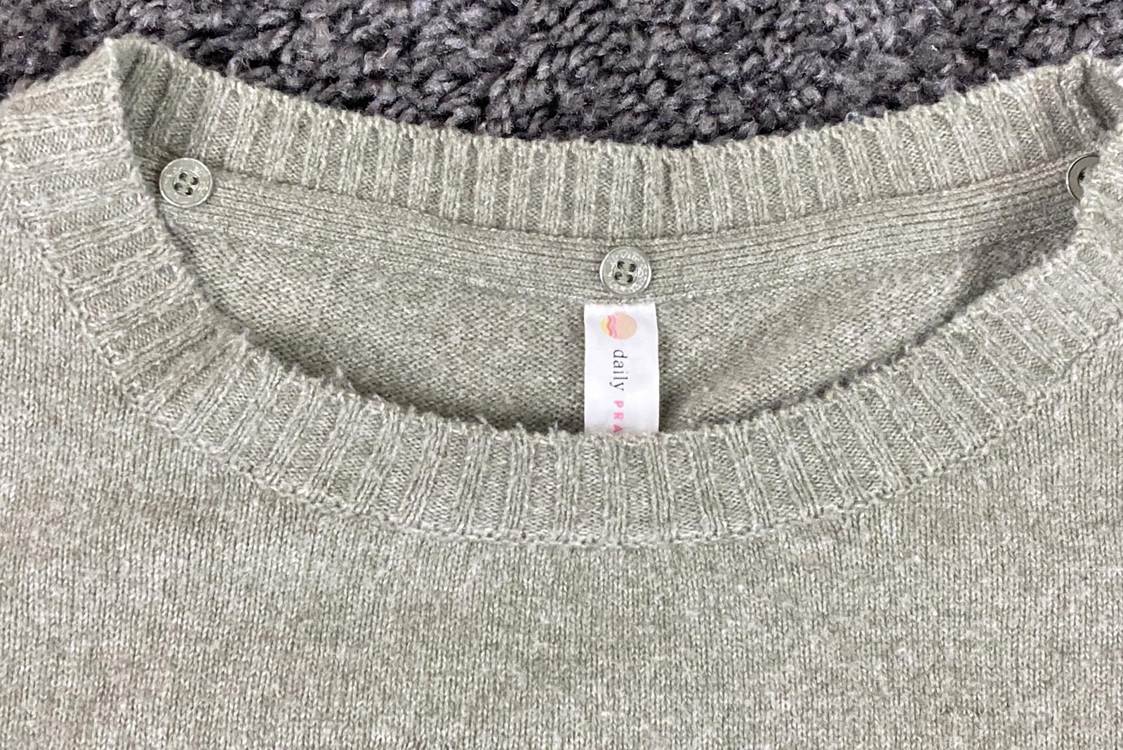 Daily Practice by Anthropologie Women Fair Isle Sweater Dress Small Sage Green