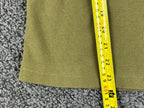 AGOLDE Womens M Medium Olive Green High Neck Ribbed Tank Top USA