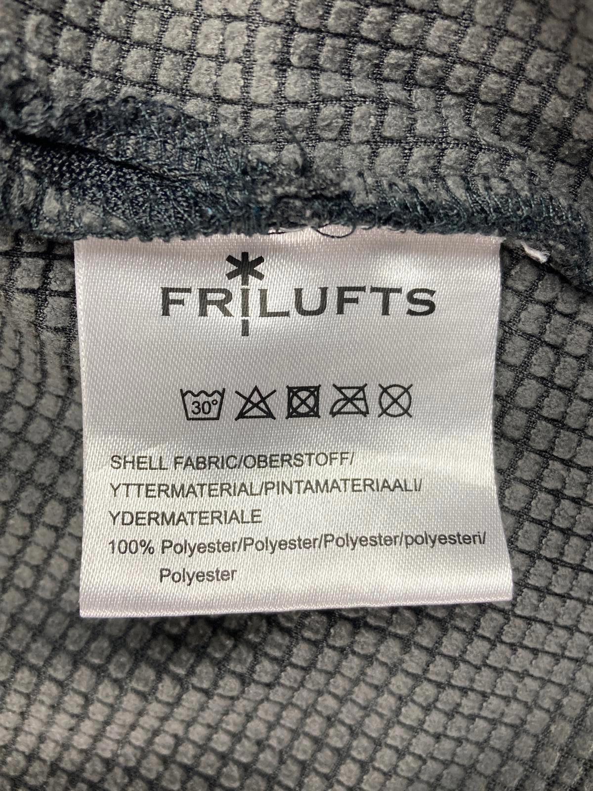 Frilufts Mens Full Zip Performance Jacket Gray Arm Pocket Size M