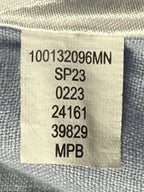 Club Room Mens 100% Linen Shirt XXL 2XL Light Blue Long Sleeve Button Front