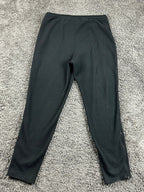 REI Vintage Polartec Fleece Pants Mens M Black Zip Pockets Ankle Zips