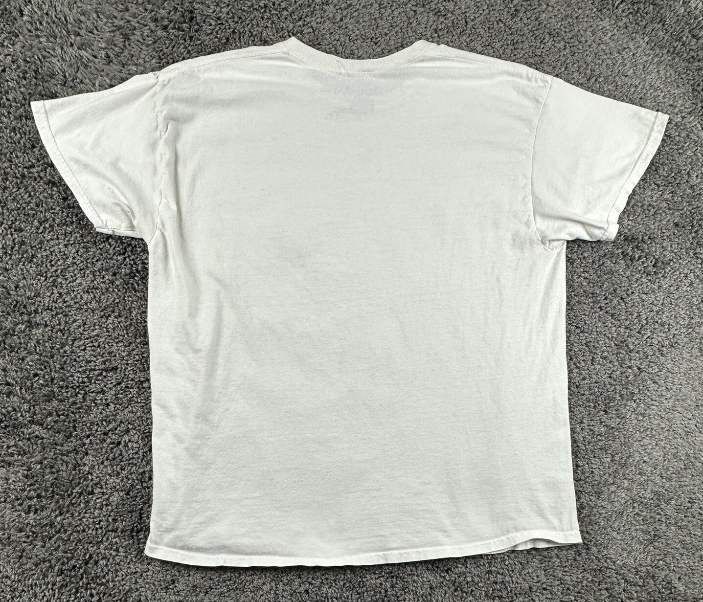 Wu Tang Clan T Shirt Mens Large White Graphic Rap Tee Airbrush Chrome Logo LG