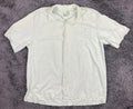 Tommy Bahama Original Fit Light Green Silk Shirt Men’s XL Short Sleeve