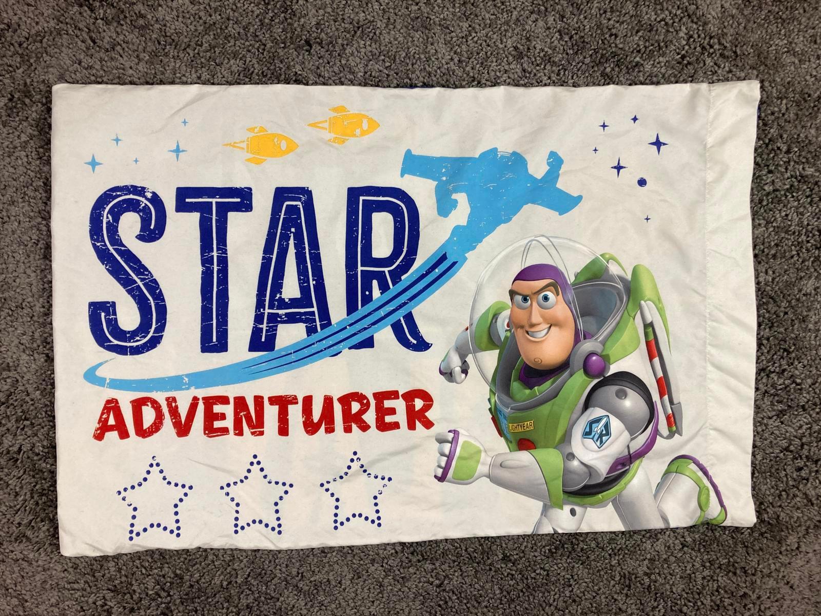 Disney Toy Story Pillowcases Buzz Lightyear Woody Rex 2-Pack
