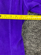 Columbia Purple Full Zip Fleece Jacket Zip Pockets Women Small