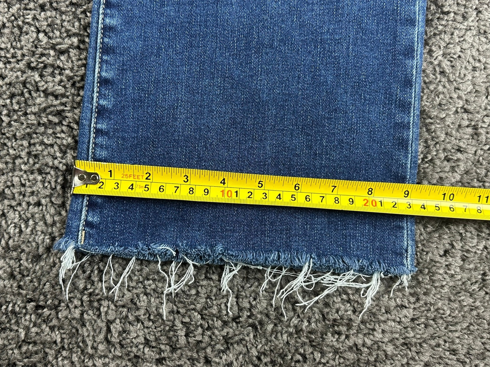 KUT from the Kloth Kelsey Flare Jeans Womens 16P High Rise Stretch Raw Hem