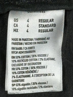 American Eagle High Rise Kick Boot Pants Womens 4 Black Stretch Bootcut Mid Rise