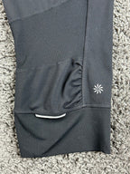 Athleta Relay Capri Leggings Black Womens XL Reflective Running Pants Workout
