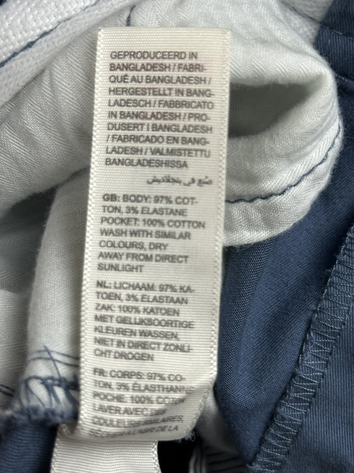 FatFace Womens US 10 Cropped Chino Pants Capri Blue Stretch Trousers