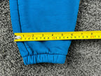 PANGAIA Track Pants Small Blue Organic Cotton Sweatpants Joggers Cuffed 365
