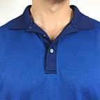 PGA Tour Mens Golf Polo Shirt XL Blue Checkered Short Sleeve Performance Top