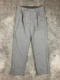 Lauren Ralph Lauren Mens Pleated Dress Pants Cuffed Hem 34x32 Gray Stretch