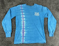 Vintage Ben & Jerrys Ice Cream Shirt Long Sleeve Tie Dye Mens Medium Y2K 90s