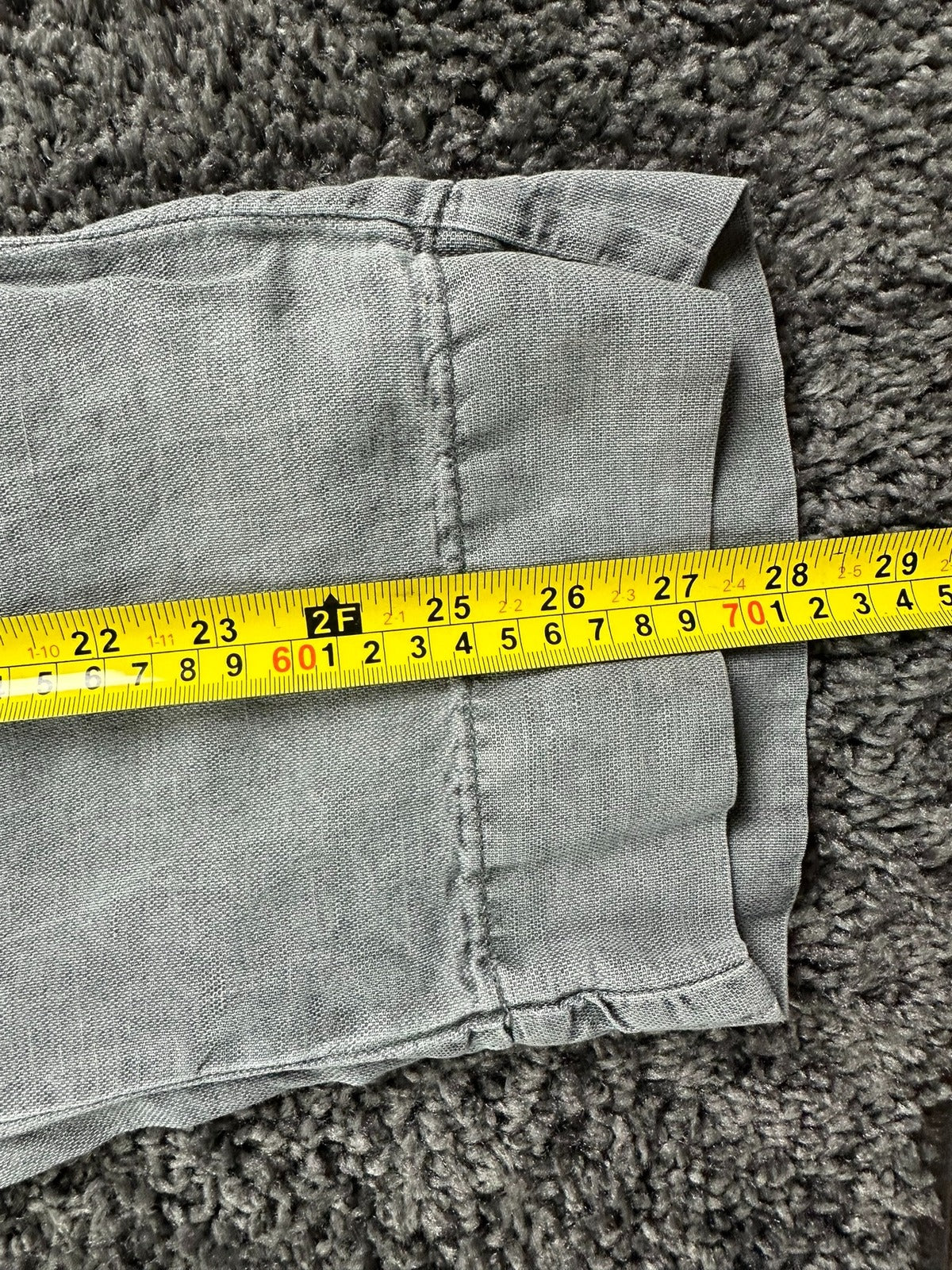Nicole Miller New York Womens Utility Jumpsuit Size 8 Gray Linen Blend Belted