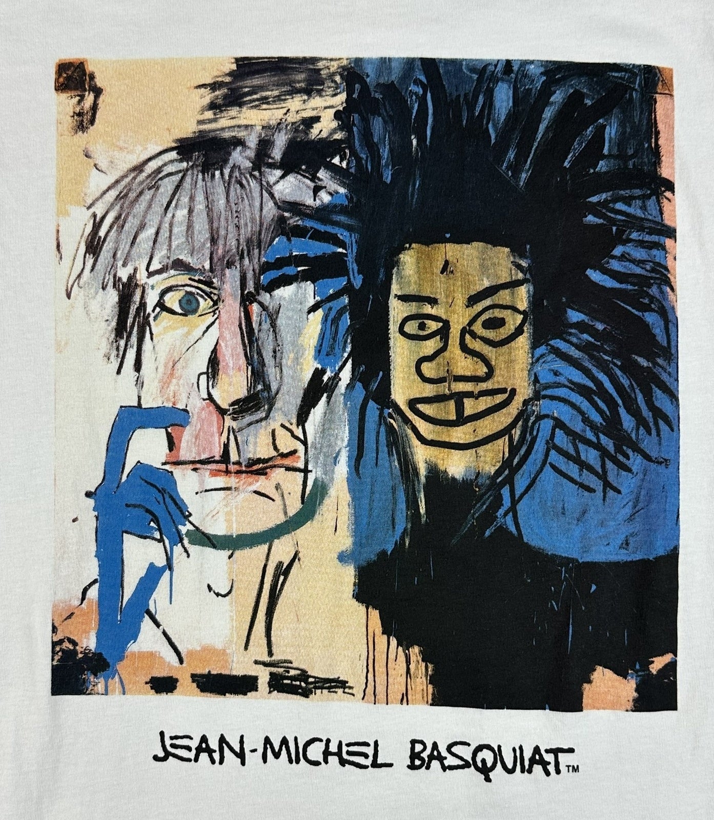 Jean-Michel Basquiat Andy Warhol Cotton On Mens M White Graphic Tank Top