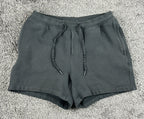 Lululemon Steady State Shorts 5" Black Mens L Sweat Shorts Fleece Zip Pockets