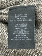 Magaschoni Man Mens Crewneck Sweater Size M Brown Cotton Lyocell Pullover Knit