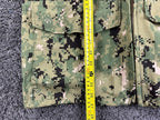 US Navy NWU Type III AOR2 Parka Small X-Short Waterproof Camo Jacket