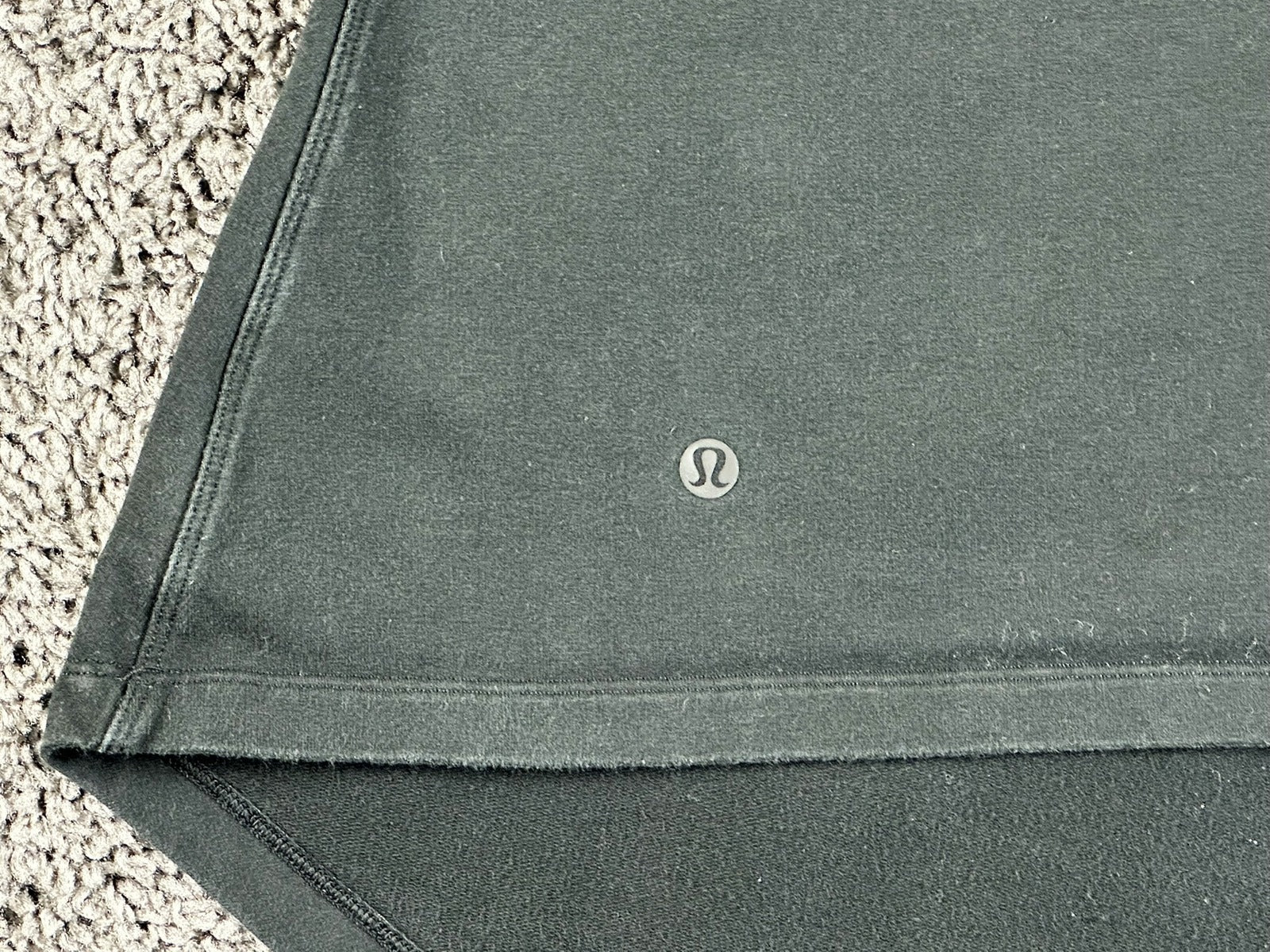 Lululemon Essential High Neck Swing Tank Top Black Cotton Stretch Athletic Sz 4