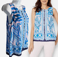 Lilly Pulitzer Women’s Iona Top Pink Tropics Heat Wave Women’s Size L