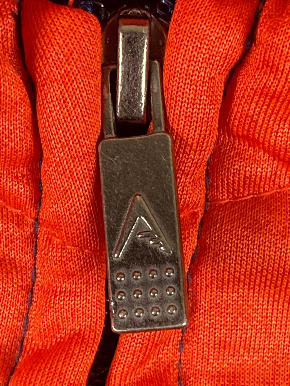 Antigua Syracuse Orange NCAA Full Zip Hoodie Men’s Size L Blue Orange