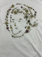 Billionaire Boys Club BBC T Shirt Mens Large L White Star Astronaut Face Logo