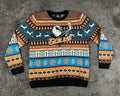Violent Gentlemen San Diego Gulls Ugly Christmas Sweater Mens Size M AHL Hockey