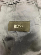 Hugo Boss Wool Jacket Men’s Super 100 Pinstripe Blazer Gray Size 40R