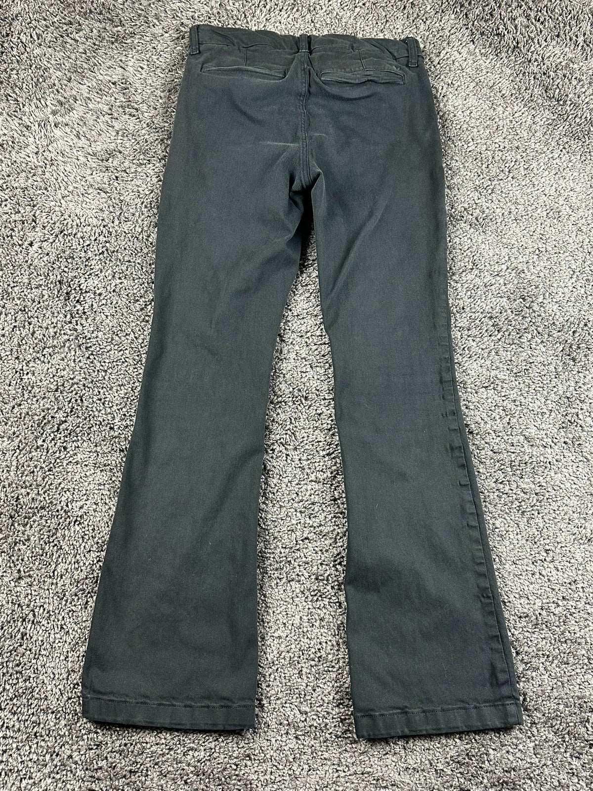 American Eagle High Rise Kick Boot Pants Womens 4 Black Stretch Bootcut Mid Rise
