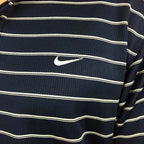 Nike Performance Polo Shirt Men’s Sz XL Blue White Striped Short Sleeve Golf Tee