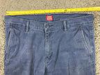 Levi's XX Chino Standard Taper Pants Mens Dark Slate Blue Cotton Stretch 33x31