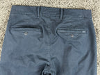 Abercrombie Fitch Mens Chino Pants 30x30 Navy Blue Straight Stretch Flat Front