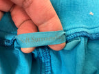 Soft Surroundings Cargo Capri Pants Petite Small Turquoise Blue Stretch