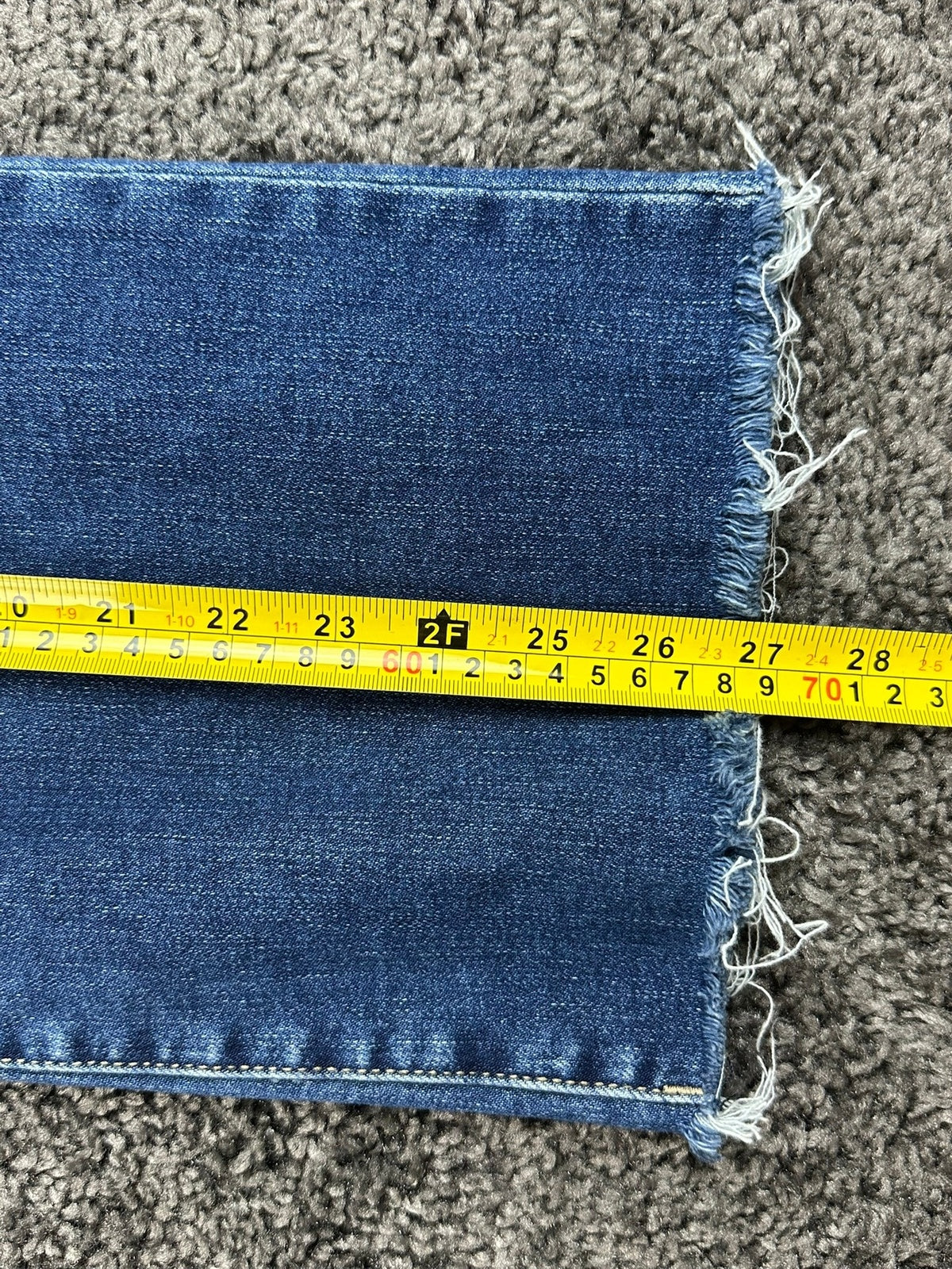 KUT from the Kloth Kelsey Flare Jeans Womens 16P High Rise Stretch Raw Hem