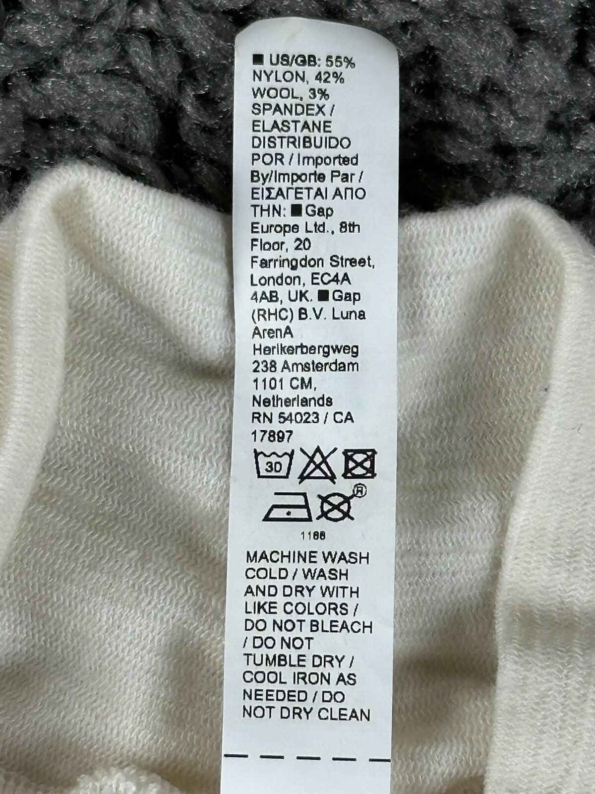 Athleta Merino Wool Blend Turtleneck Base Layer Womens S Cream Thumbholes