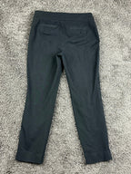 Talbots Chatham Ankle Pants Womens Size 8 Black Stretch Slim Leg Work Career