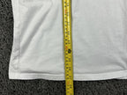 Athleta True Cotton Tee White Womens L Relaxed Fit Crew Neck Short Sleeve Shirt